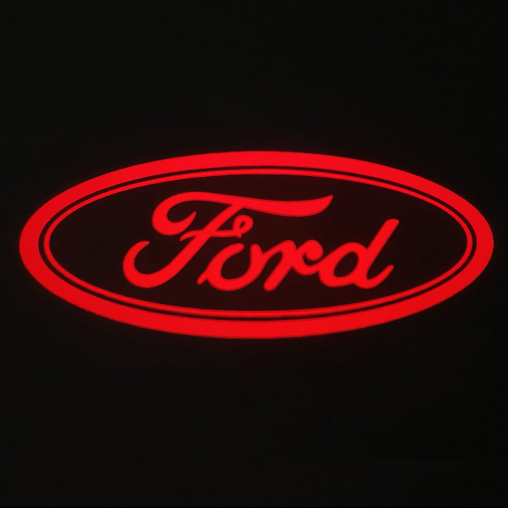 2PCS WILNARA HD Side Rear View Mirror Puddle Ford Logo Led Shadow Ghost Lights Lamps Projector for Ford