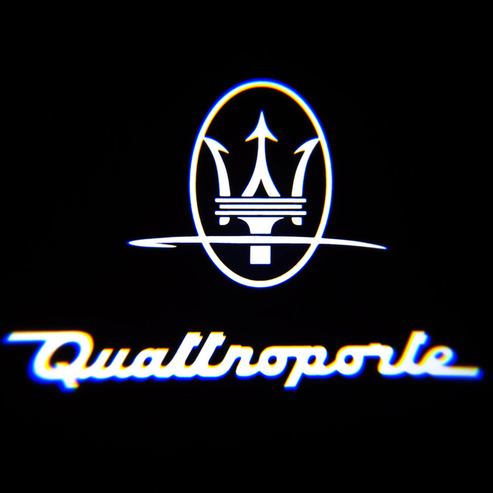 Wilnara 2X Maserati Logo Door Lights LED Projector Ghost Shadow For Maserati Ghibili GT MC Quattroporte Levante Levante