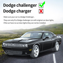 Load image into Gallery viewer, WILNARA Car Door Logo for Dodge Challenger Projector Ghost Shadow Courtesy Light Welcome Light for Dodge Challenger Scat Pack RT SRT SXT GT SE