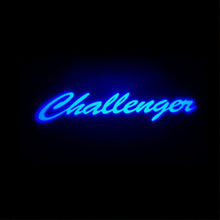 Load image into Gallery viewer, WILNARA Car Door Logo for Dodge Challenger Car Door LED Logo Courtesy Step Lamp Projector Ghost Shadow Puddle Light for Dodge SRT R/T SXT GT