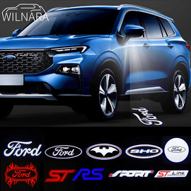 WILNARA for Ford Edge LED Mirror Courtesy logo 2X Lights Ghost Shadow Projector